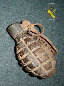 Granada De Mano Hallada En Covarrubias (Burgos)