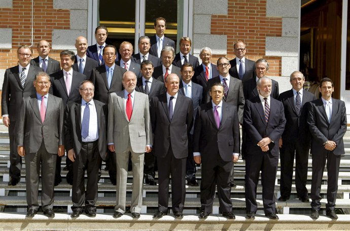 El Rey Recibe Una Delegación Del Salón Del Automóvil