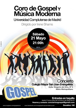 Cartel Concierto Coro De Gospel