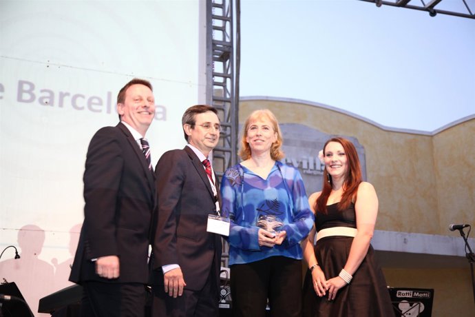 Entrega Del Premio Routes Europe Awards Al Aeropuerto De Barcelona