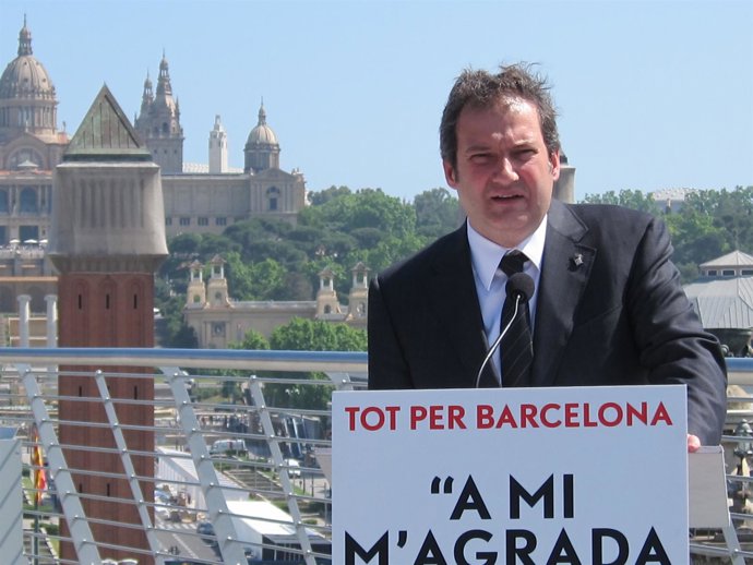 Jordi Hereu, En Un Acto De Campaña