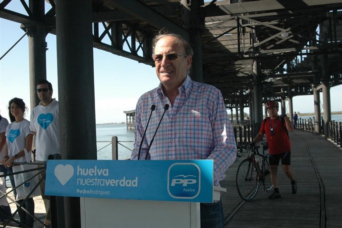 El Alcalde Y Candidato Del PP A La Alcaldía De Huelva, Pedro Rodríguez.