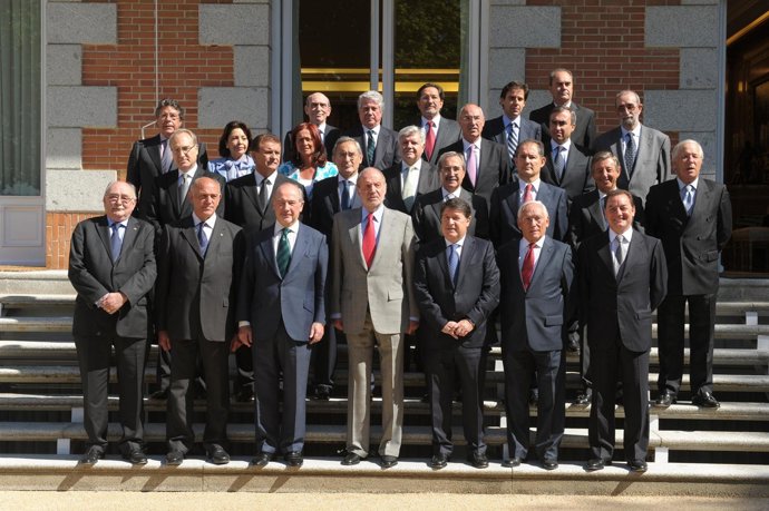 El Rey Recibe Al Consejo De BFA (Bankia)