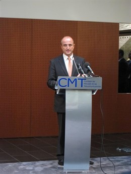 Miguel Sebastián, En La Sede De La CMT En Barcelona