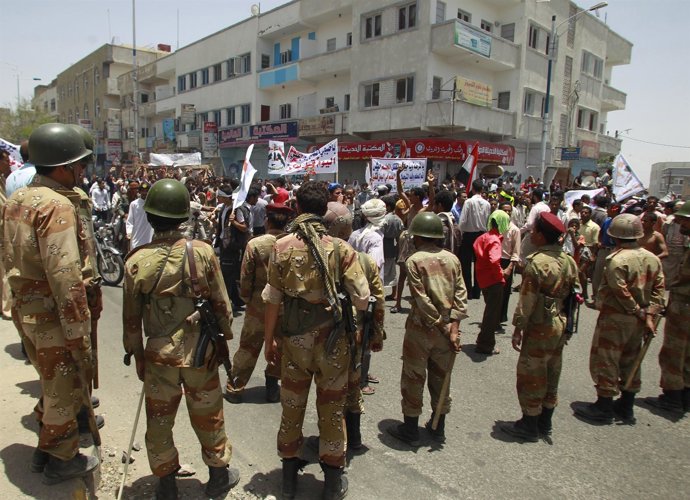 Manifestaciones Antigubernamentales En Yemen