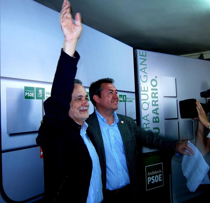 Griñán En El Mitin De Este Martes Con Espadas.