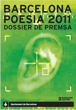 Cartel Barcelona Poesia 2011
