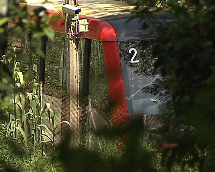 Funicular de Montjuïc averiado después de accidente