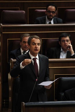 Zapatero En La Sesión De Control En El Congreso