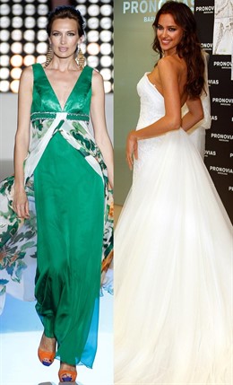 Montaje De Nieves Álvarez E Irina Shayk 