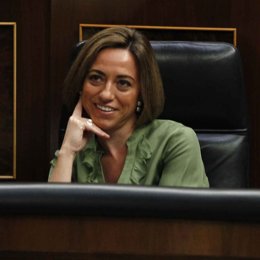 Ministra De Defensa, Carme Chacón, En El Congreso
