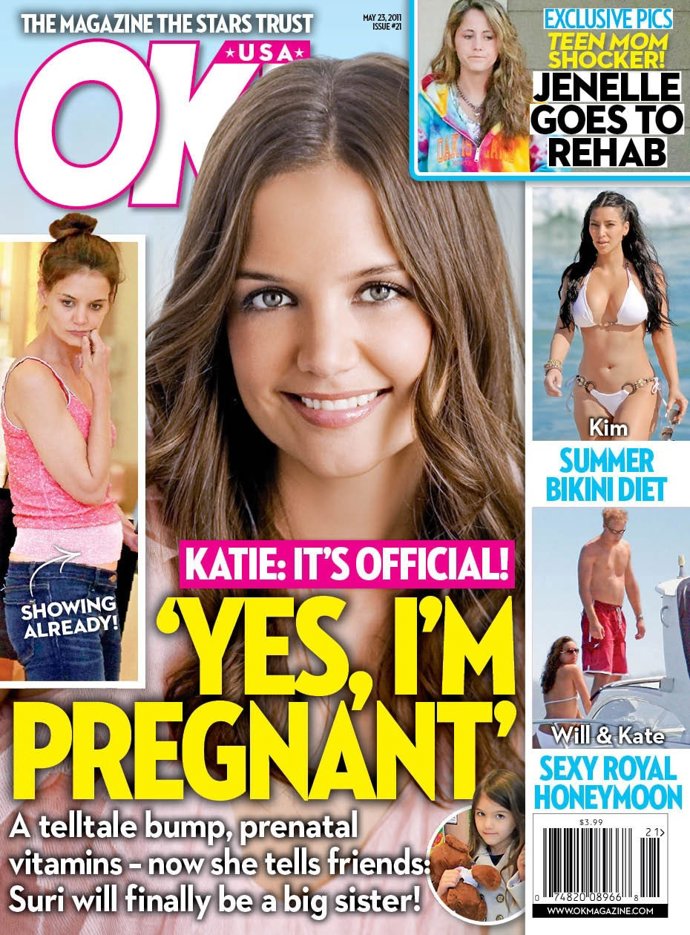 Katie Holmes, Portada De La Revista 'OK!'