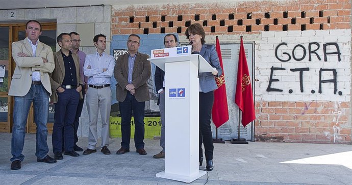 Yolanda Barcina, En Un Acto De Campaña De UPN En Basaburua.