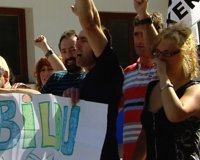 Dívar ve "reprobable" que Errandonea exhibiera una pancarta de Bildu