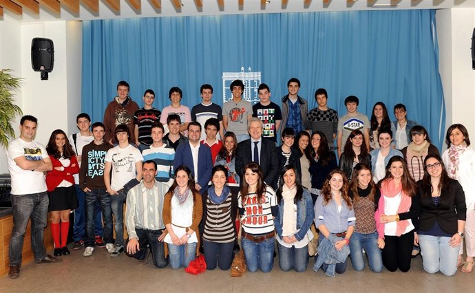 Emilio Del Río En La Entrega De Premios De 'Euroscola'