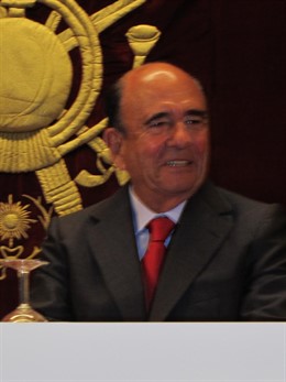 El Presidente Del BSCH, Emilio Botín.