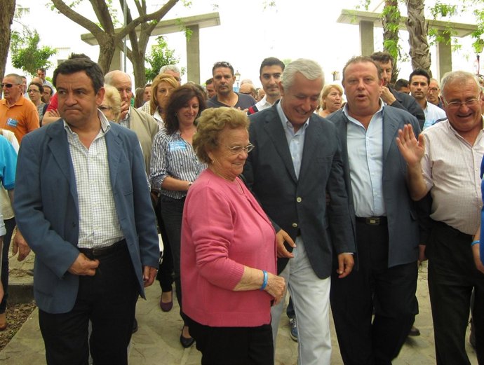 Arenas, Durante Su Visita Hoy A Arcos De La Frontera (Cádiz)