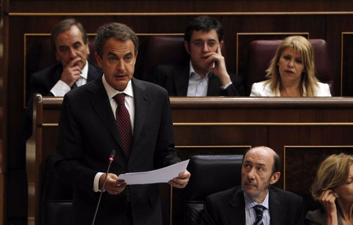 Imagen De Zapatero En El Congreso
