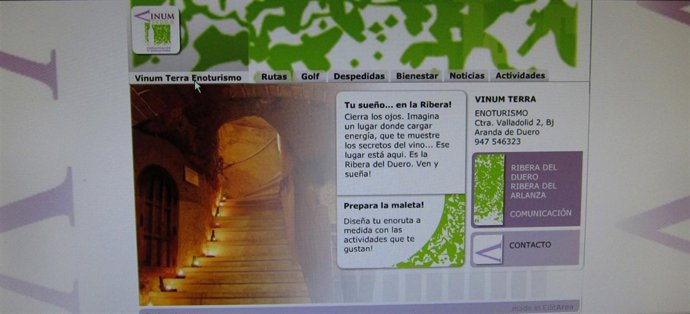 Página Web De Vinum Terra.