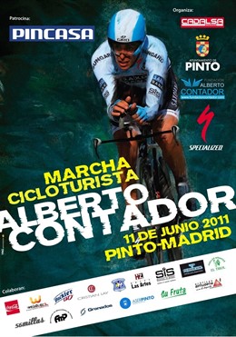 Cartel Marcha Alberto Contador