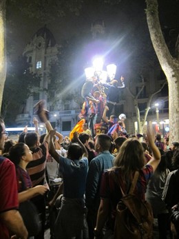 Celebración En Canaletes