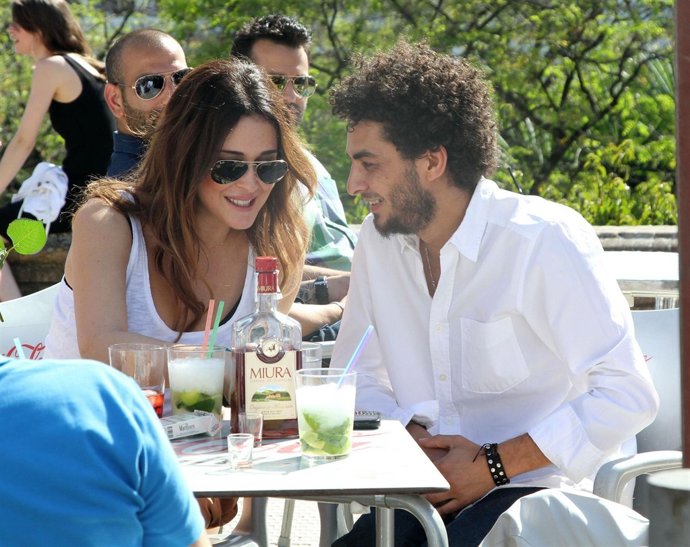 Vicky Martín-Berrocal Con Su Nuevo Novio,  El Músico Lin Cortés