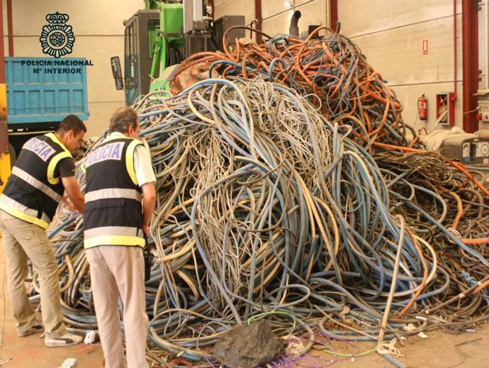 Recuperadas 24 Toneladas De Cobre Robadas