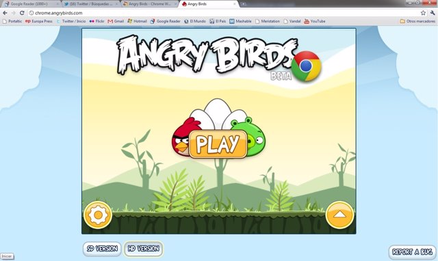 Angry Birds Para Google Chrome