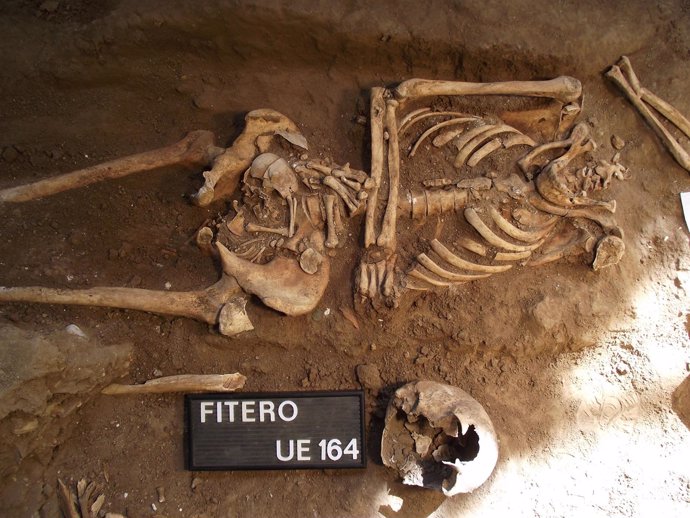 Restos De Madre Aparecida En Las Excavaciones Arqueológicas De Fitero.