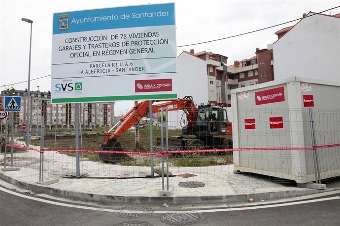 Inicio De Las Obras De Dos Promociones De VPO En La Albericia