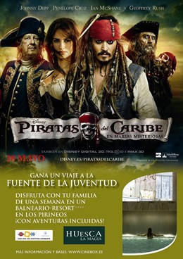 Cartel Promoción 'Huesca La Magia-Piratas Del Caribe'