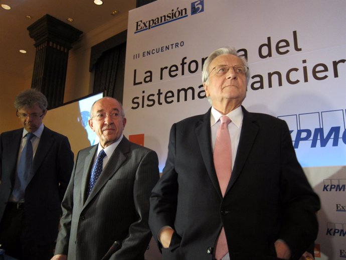 Miguel Angel Fernández Ordóñez Y Jean Claude Trichet