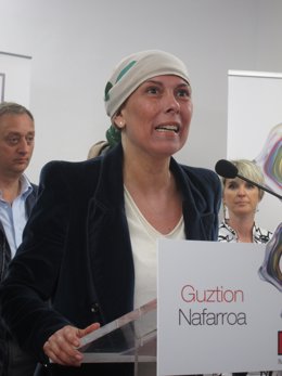 La Candidata De Nabai Uxue Barkos.