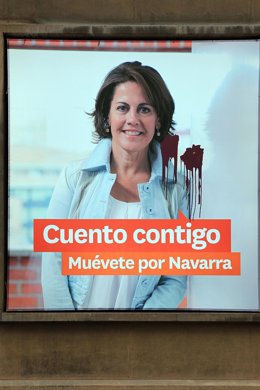 Lanzan Huebos Y Pintura Contra Una Sede De UPN En Pamplona