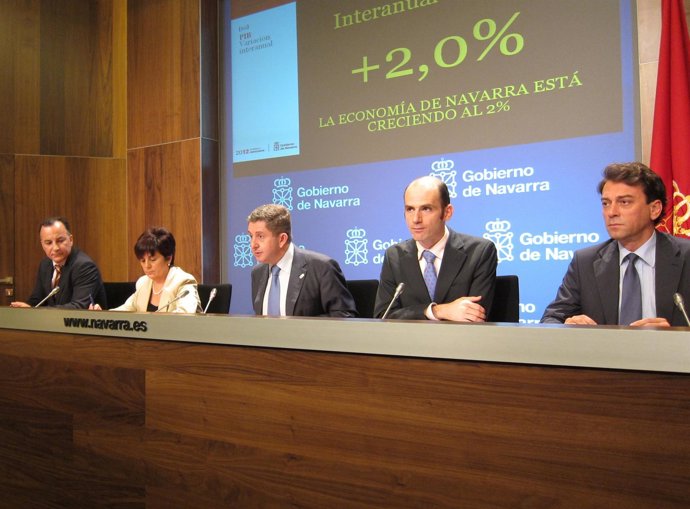 El Consejero Álvaro Miranda, Con Sus Cuatro Directores Generales.