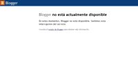 Blogger sufre un error que impide la actualización de contenidos