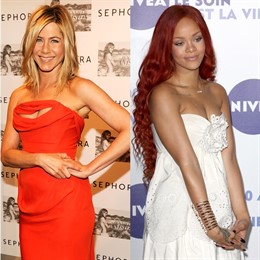 Montaje De Jennifer Aniston Y Rihanna