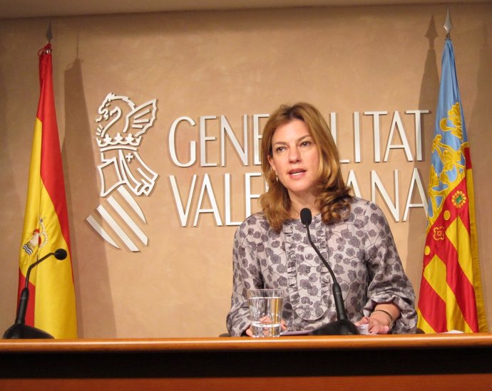 La Portavoz Del Consell, Paula Sánchez De León.