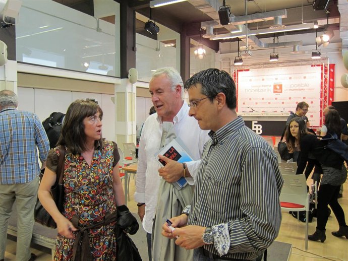 Cayo Lara, Mikel Arana Y Julia Madrazo