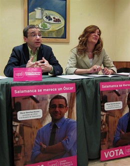 Los Candidatos Primero Y Segundo De La Lista De Upyd Al Ayuntamiento De Salamanc