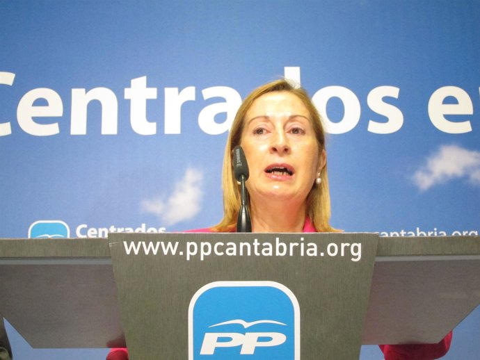 La Coordinadora De Política Social Del PP, Ana Pastor