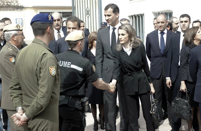 Sus Altezas Los Príncipes Y Francisco Camps En Lorca