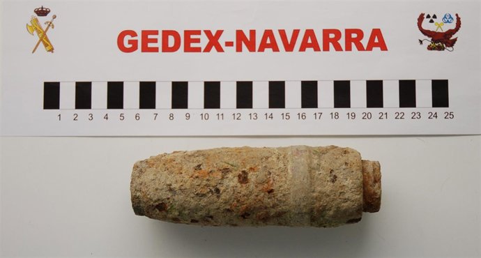 Proyectil De Artillería Contra-Carro Hallado En El Fuerte De San Cristóbal.