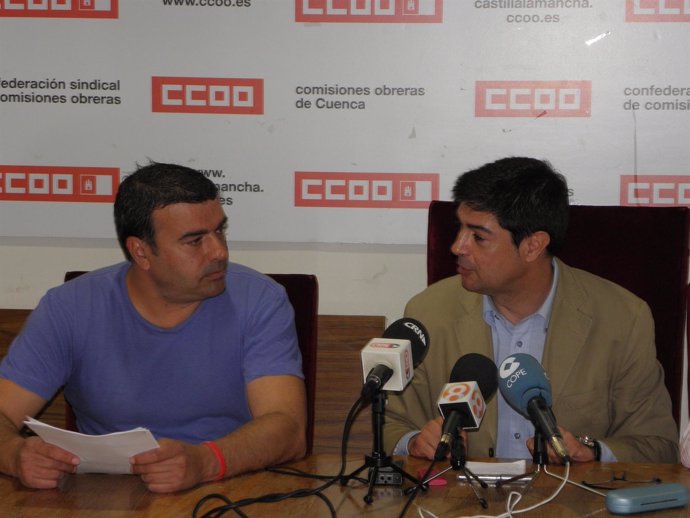 Ávila Con El Representante De CCOO