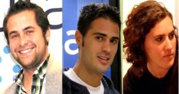 Luis Verde (PP), José Carlos Durán (PSOE) Y Soledad Maldonado (IU)