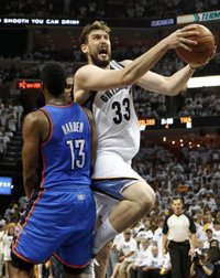 Baloncesto/NBA.- Marc Gasol se consolida como el segundo jugador más importante de los Grizzlies