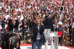 Rodríguez Zapatero Durante El Mitin En Valencia