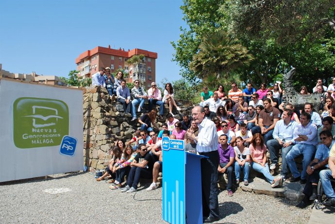 El Candidato Del PP A La Alcaldía De Málaga Y Alcalde, Francisco De La Torre