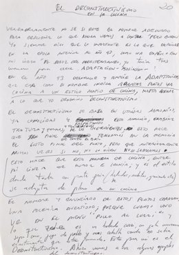 Receta De Ferran Adrià