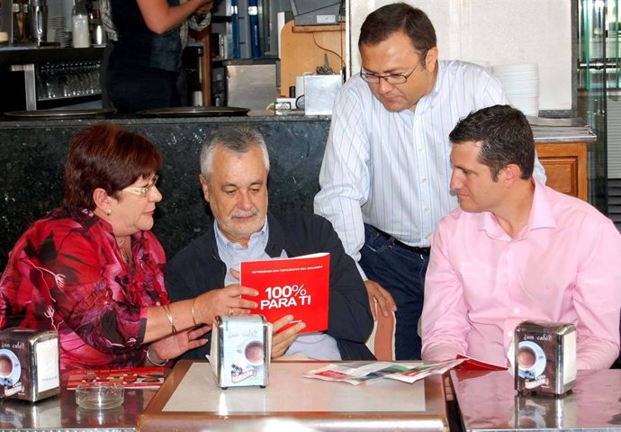 PSOE De Andalucía: Fotos (Y II) Griñán Salomé Arroyo Vélez Málaga 14 5 11